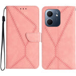 Custodia per telefono in pelle goffrata con cuciture, For OPPO A5x 4G Global / 5G Global, For OPPO A5 5G Global, For OPPO Reno14 Pro 5G Global, For OPPO Reno14 5G Global