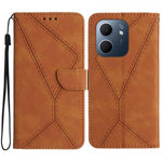 Custodia per telefono in pelle goffrata con cuciture, For OPPO A5x 4G Global / 5G Global, For OPPO A5 5G Global, For OPPO Reno14 Pro 5G Global, For OPPO Reno14 5G Global