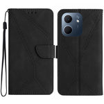 Custodia per telefono in pelle goffrata con cuciture, For OPPO A5x 4G Global / 5G Global, For OPPO A5 5G Global, For OPPO Reno14 Pro 5G Global, For OPPO Reno14 5G Global