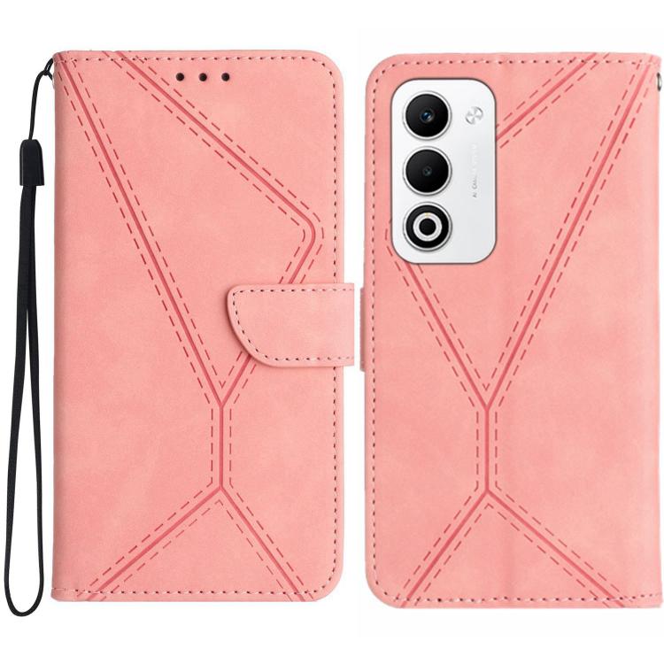 Custodia per telefono in pelle goffrata con cuciture, For OPPO A5x 4G Global / 5G Global, For OPPO A5 5G Global, For OPPO Reno14 Pro 5G Global, For OPPO Reno14 5G Global