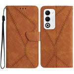 Custodia per telefono in pelle goffrata con cuciture, For OPPO A5x 4G Global / 5G Global, For OPPO A5 5G Global, For OPPO Reno14 Pro 5G Global, For OPPO Reno14 5G Global