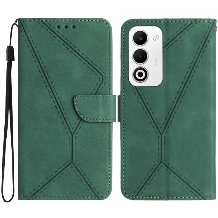 Custodia per telefono in pelle goffrata con cuciture, For OPPO A5x 4G Global / 5G Global, For OPPO A5 5G Global, For OPPO Reno14 Pro 5G Global, For OPPO Reno14 5G Global