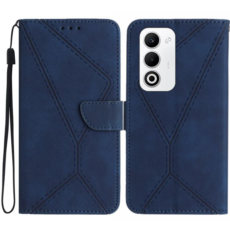 Custodia per telefono in pelle goffrata con cuciture, For OPPO A5x 4G Global / 5G Global, For OPPO A5 5G Global, For OPPO Reno14 Pro 5G Global, For OPPO Reno14 5G Global