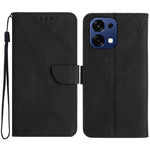 Custodia per telefono in pelle goffrata con cuciture, For OPPO Reno15 Pro Max 5G Global, For OPPO Reno15 Pro 5G Global, For OPPO Reno15 5G Global, For OPPO A6 Pro 4G / 5G Global