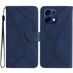 Custodia per telefono in pelle goffrata con cuciture, For OPPO Reno15 Pro Max 5G Global, For OPPO Reno15 Pro 5G Global, For OPPO Reno15 5G Global, For OPPO A6 Pro 4G / 5G Global
