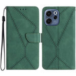 Custodia per telefono in pelle goffrata con cuciture, For OPPO Reno16 F / Reno16 FS 5G, For OPPO Reno16 / Reno16 Pro 5G Global, For OPPO A6 5G Global / A6x 5G, For OPPO Reno15 F 5G Global