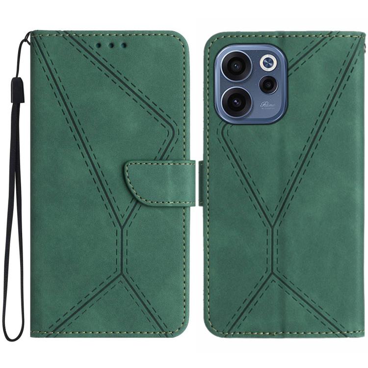 Custodia per telefono in pelle goffrata con cuciture, For OPPO Reno16 F / Reno16 FS 5G, For OPPO Reno16 / Reno16 Pro 5G Global, For OPPO A6 5G Global / A6x 5G, For OPPO Reno15 F 5G Global