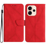 Custodia per telefono in pelle goffrata con cuciture, For OPPO Reno15 Pro Max 5G Global, For OPPO Reno15 Pro 5G Global, For OPPO Reno15 5G Global, For OPPO A6 Pro 4G / 5G Global