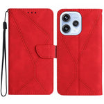 Custodia per telefono in pelle goffrata con cuciture, For OPPO Reno15 Pro Max 5G Global, For OPPO Reno15 Pro 5G Global, For OPPO Reno15 5G Global, For OPPO A6 Pro 4G / 5G Global