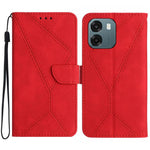 Custodia per telefono in pelle goffrata con cuciture, For OPPO Reno16 F / Reno16 FS 5G, For OPPO Reno16 / Reno16 Pro 5G Global, For OPPO A6 5G Global / A6x 5G, For OPPO Reno15 F 5G Global