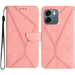 Custodia per telefono in pelle goffrata con cuciture, For OPPO Reno16 F / Reno16 FS 5G, For OPPO Reno16 / Reno16 Pro 5G Global, For OPPO A6 5G Global / A6x 5G, For OPPO Reno15 F 5G Global
