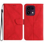 Custodia per telefono in pelle goffrata con cuciture, For OPPO Reno16 F / Reno16 FS 5G, For OPPO Reno16 / Reno16 Pro 5G Global, For OPPO A6 5G Global / A6x 5G, For OPPO Reno15 F 5G Global