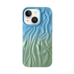 Custodia per cellulare in TPU con sensazione oleosa e sfumata di rughe, For iPhone 15, For iPhone 14, For iPhone 14 Pro, For iPhone 14 Pro Max
