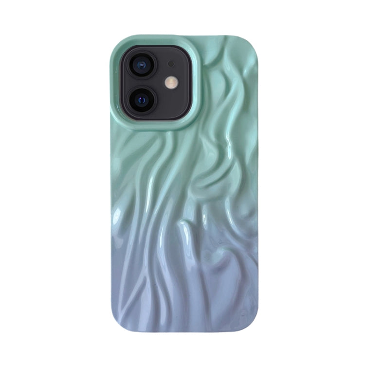 Custodia per cellulare in TPU con sensazione oleosa e sfumata di rughe, For iPhone 13 Pro Max, For iPhone 13 Pro, For iPhone 13, For iPhone 12, For iPhone 12 Pro Max