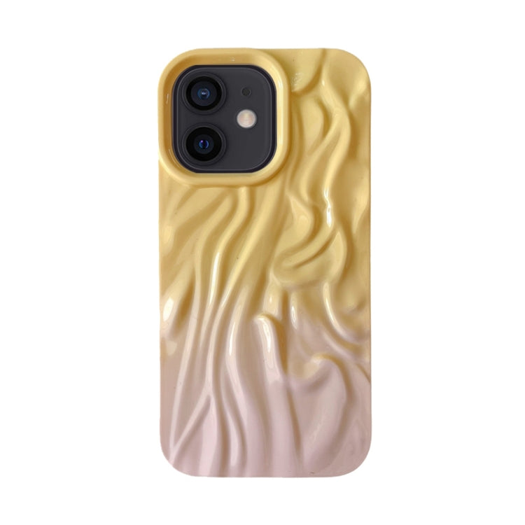 Custodia per cellulare in TPU con sensazione oleosa e sfumata di rughe, For iPhone 13 Pro Max, For iPhone 13 Pro, For iPhone 13, For iPhone 12, For iPhone 12 Pro Max