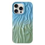 Custodia per cellulare in TPU con sensazione oleosa e sfumata di rughe, For iPhone 16 Plus, For iPhone 16, For iPhone 15 Pro Max, For iPhone 15 Pro, For iPhone 15 Plus
