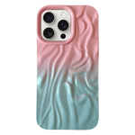 Custodia per cellulare in TPU con sensazione oleosa e sfumata di rughe, For iPhone 16 Plus, For iPhone 16, For iPhone 15 Pro Max, For iPhone 15 Pro, For iPhone 15 Plus