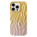 Custodia per cellulare in TPU con sensazione oleosa e sfumata di rughe, For iPhone 16 Plus, For iPhone 16, For iPhone 15 Pro Max, For iPhone 15 Pro, For iPhone 15 Plus