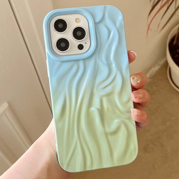 Custodia per cellulare in TPU con sensazione oleosa e sfumata di rughe, For iPhone 16 Plus, For iPhone 16, For iPhone 15 Pro Max, For iPhone 15 Pro, For iPhone 15 Plus