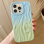 Custodia per cellulare in TPU con sensazione oleosa e sfumata di rughe, For iPhone 13 Pro Max, For iPhone 13 Pro, For iPhone 13, For iPhone 12, For iPhone 12 Pro Max