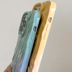 Custodia per cellulare in TPU con sensazione oleosa e sfumata di rughe, For iPhone 13 Pro Max, For iPhone 13 Pro, For iPhone 13, For iPhone 12, For iPhone 12 Pro Max