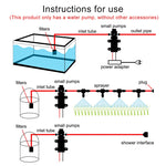 Pompa dell'acqua nebulizzata a membrana 8L per lavaggio auto / irrigazione, DC12V 100W Smart Double Thread Positive Pump, DC12V 100W Reflux Double Thread Positive Pump, DC24V 100W Smart Double Thread Positive Pump                                       ...