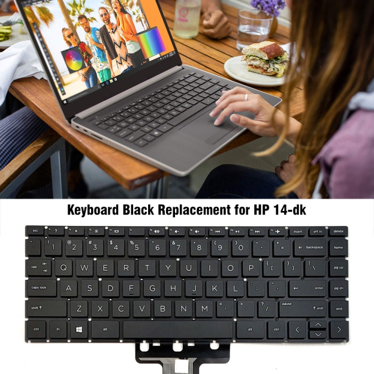 US Version Keyboard, For HP 14-CF / 14s-CF / 14-DK / 14s-DK