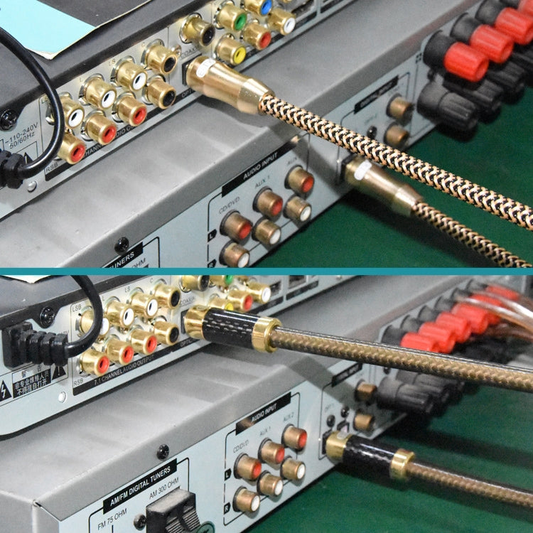 EMK Cavo di collegamento in fibra ottica audio digitale TV placcato oro, 0.5m, 1m, 1.5m, 2m, 3m, 5m, 8m, 10m, 15m, 20m, 25m, 30m