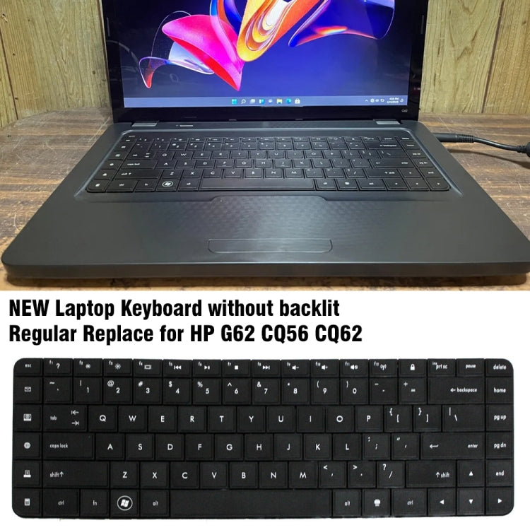 Ordinary version without backlit keyboard, For HP G62 / CQ56 / CQ62