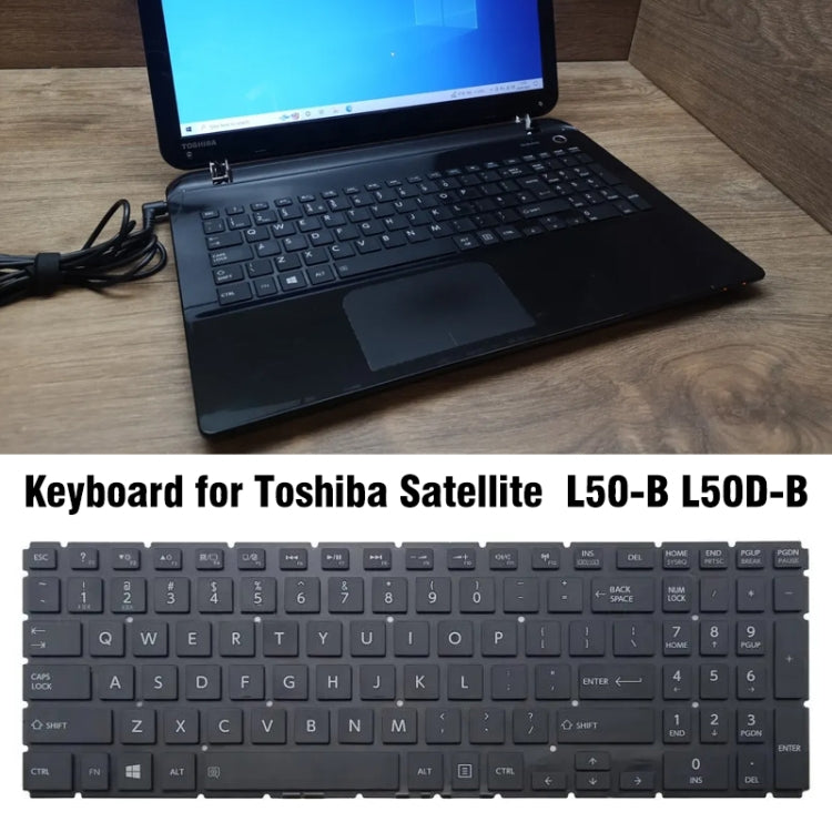 US Version Keyboard with Number Key, For TOSHIBA Satellite L50-B / L50D-B