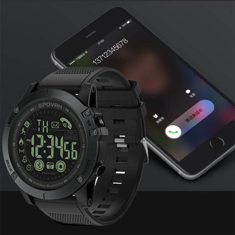 SPOVAN PR1 Orologio intelligente Bluetooth luminoso impermeabile per esterni