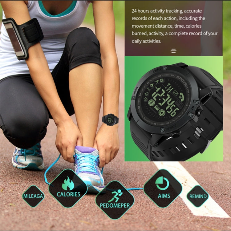 SPOVAN PR1 Orologio intelligente Bluetooth luminoso impermeabile per esterni