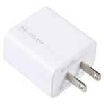 LZ-105PD Caricabatterie da viaggio con motivo a punti con porte USB-C / Type-C da 25 W, US Plug, EU Plug