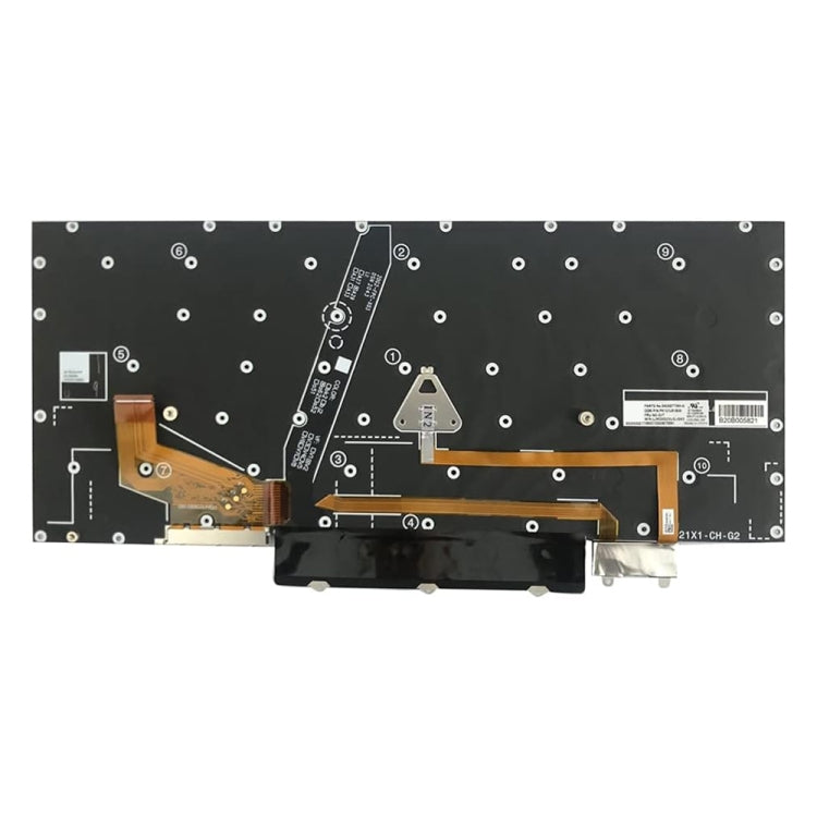 Tastiera retroilluminata per laptop versione USA, For Lenovo Thinkpad X1C / X1 Carbon 2021