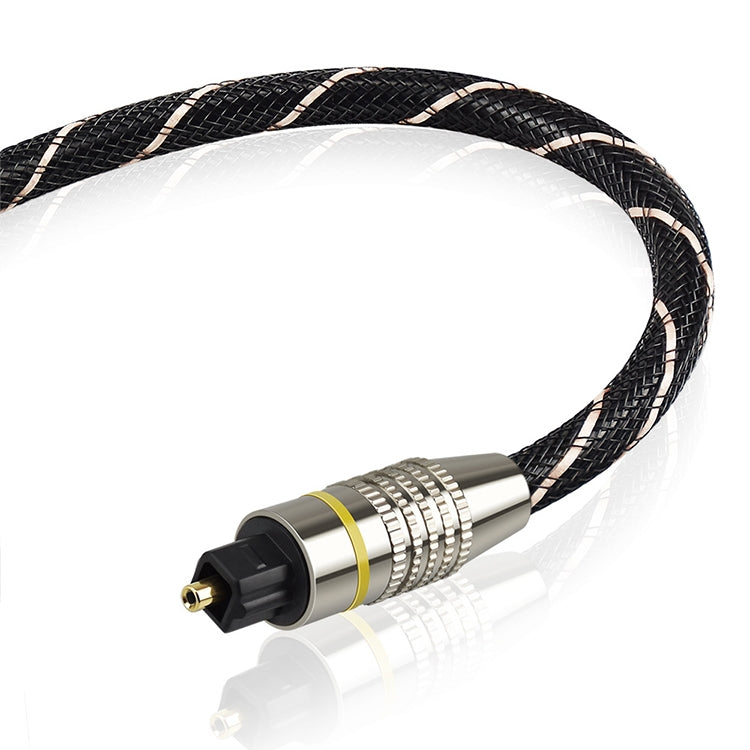 EMK Square Port to Round Port Set-top Box Cavo di collegamento in fibra ottica audio digitale, 1m, 1.5m, 2m, 3m, 5m, 10m