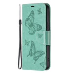 Custodia in pelle con farfalle per Samsung Galaxy A25 5G