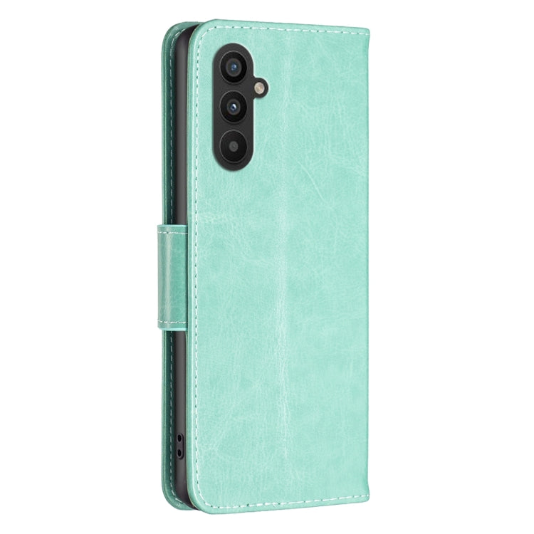 Custodia in pelle con farfalle per Samsung Galaxy A25 5G
