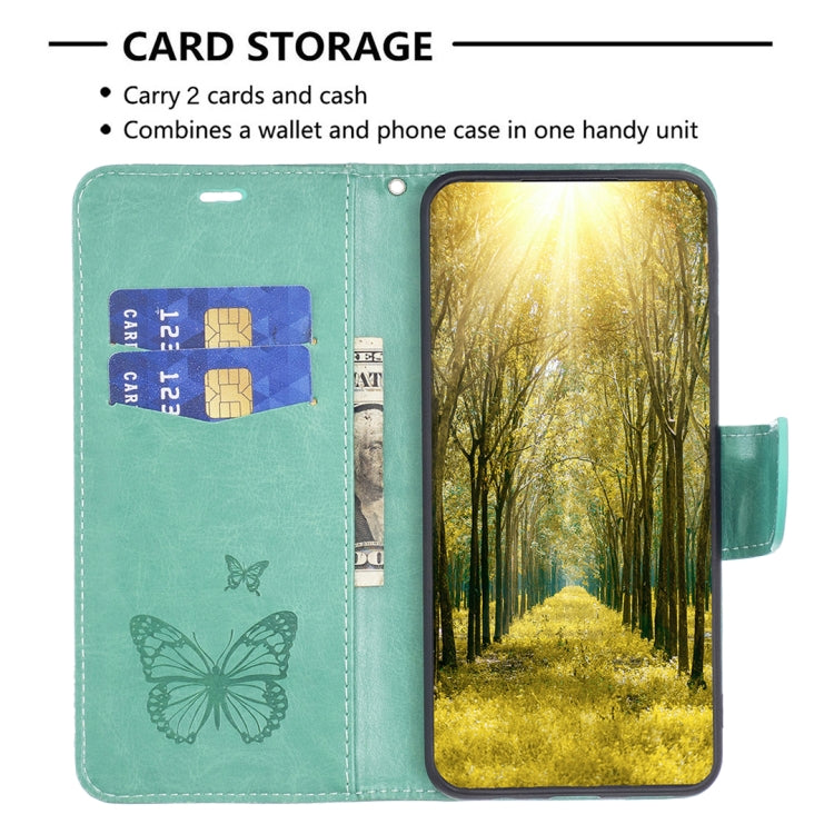 Custodia in pelle con farfalle per Samsung Galaxy A25 5G