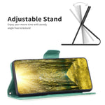 Custodia in pelle con farfalle per Samsung Galaxy A25 5G