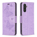 Custodia in pelle con farfalle per Samsung Galaxy A25 5G