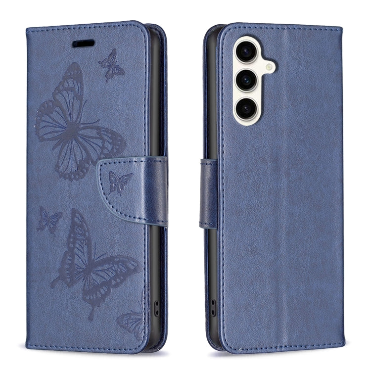 Custodia in pelle con farfalle per Samsung Galaxy S23 FE 5G