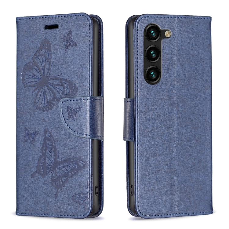 Custodia in pelle con farfalle per Samsung Galaxy S23 FE 5G