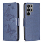 Custodia in pelle con farfalle per Samsung Galaxy A25 5G