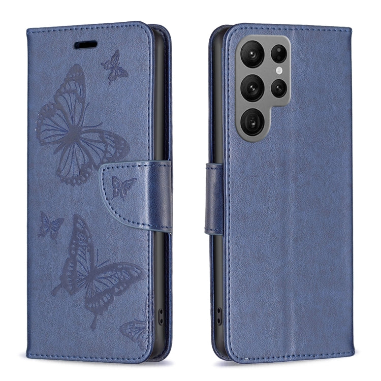 Custodia in pelle con farfalle per Samsung Galaxy A25 5G