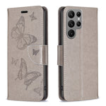 Custodia in pelle con farfalle per Samsung Galaxy A25 5G