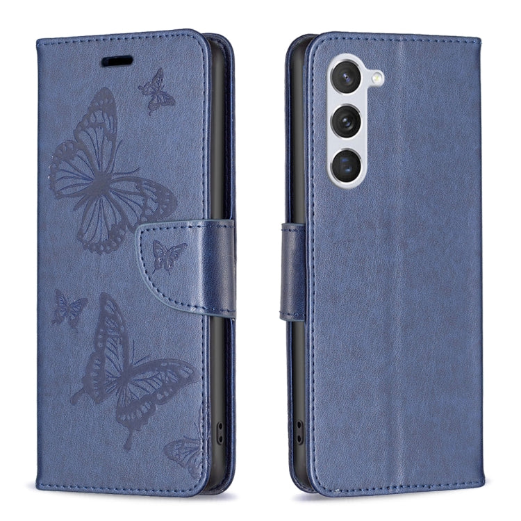 Custodia in pelle con farfalle per Samsung Galaxy S23 FE 5G