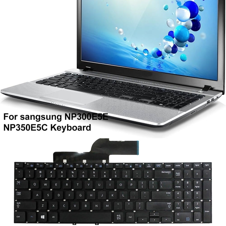 Tastiera per laptop versione USA, For Samsung NP300E5E / NP350E5C