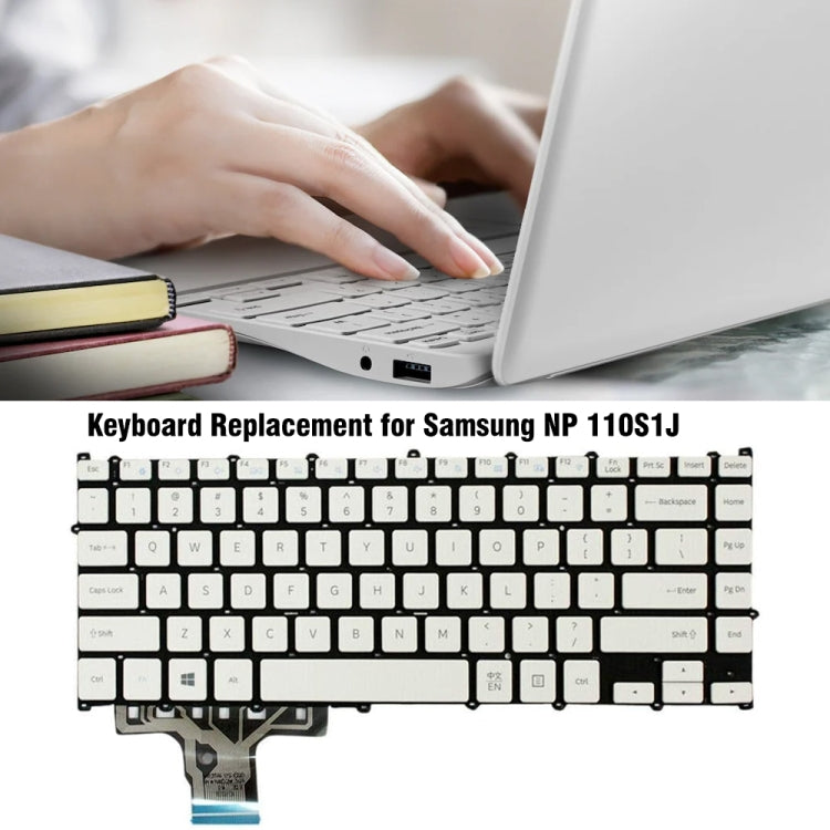 Laptop Keyboard with English Enter Key, For Samsung NP 110S1J