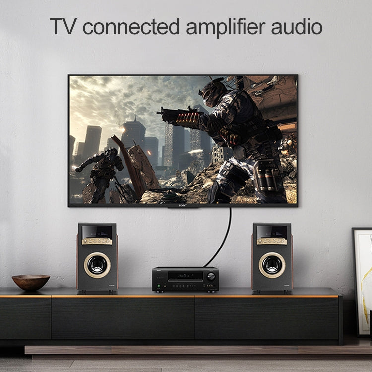 Cavo di collegamento in fibra ottica per altoparlante audio digitale EMK da porta quadrata a porta quadrata, 1m, 1.5m, 2m, 3m, 5m, 8m, 10m, 15m, 20m, 25m, 30m