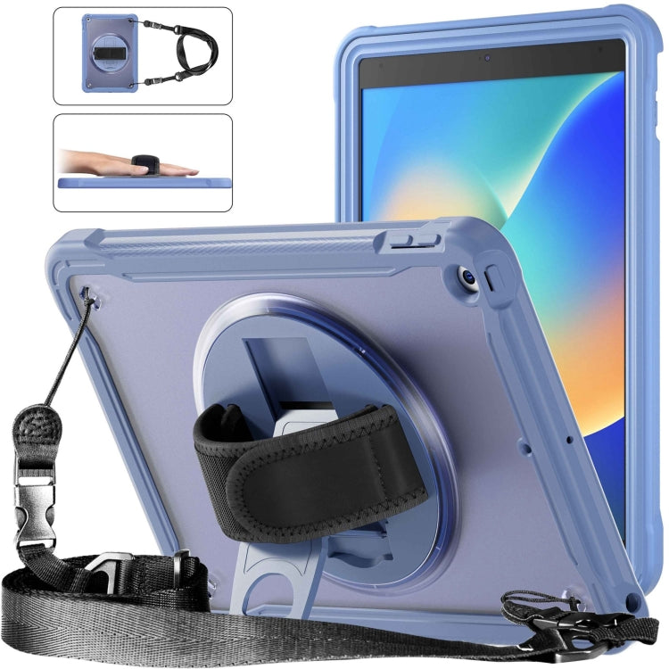 Custodia per tablet ibrida resistente con maniglia e cinturino, For iPad Air 2022 10.9 / Pro 11 2022, For iPad 10th Gen 10.9 2022, For iPad 10.2 2021 / 2020 / 2019, For iPad mini 6 / mini 2024